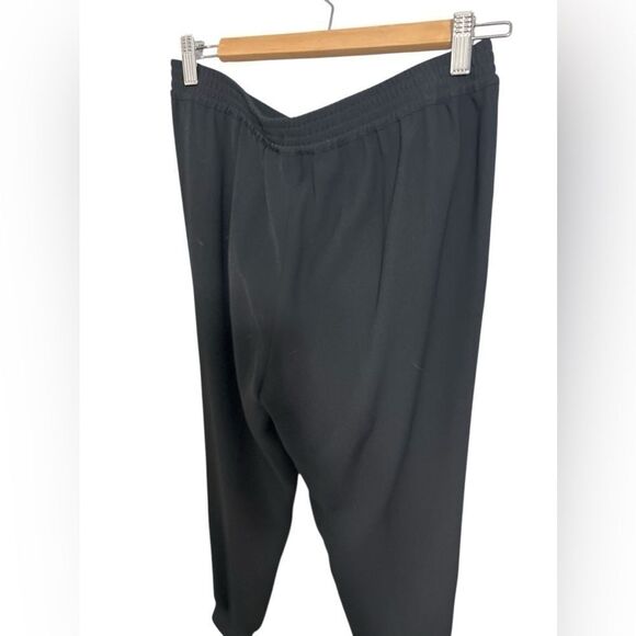 Vince medium crape jogger trousers black legging - Picture 8 of 12